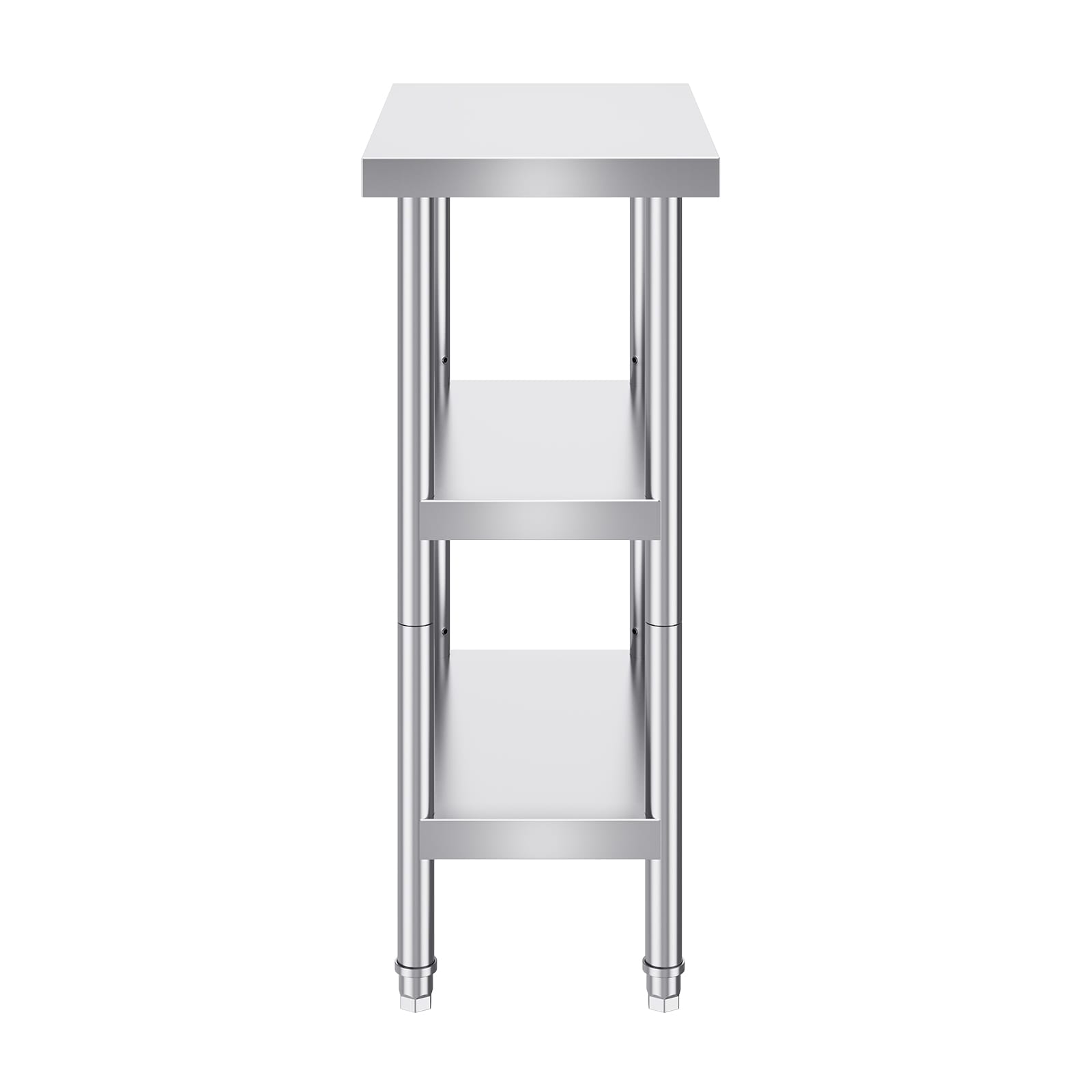 Stainless Steel Prep Table Commercial Kitchen Work Bench Metal_voghion.com